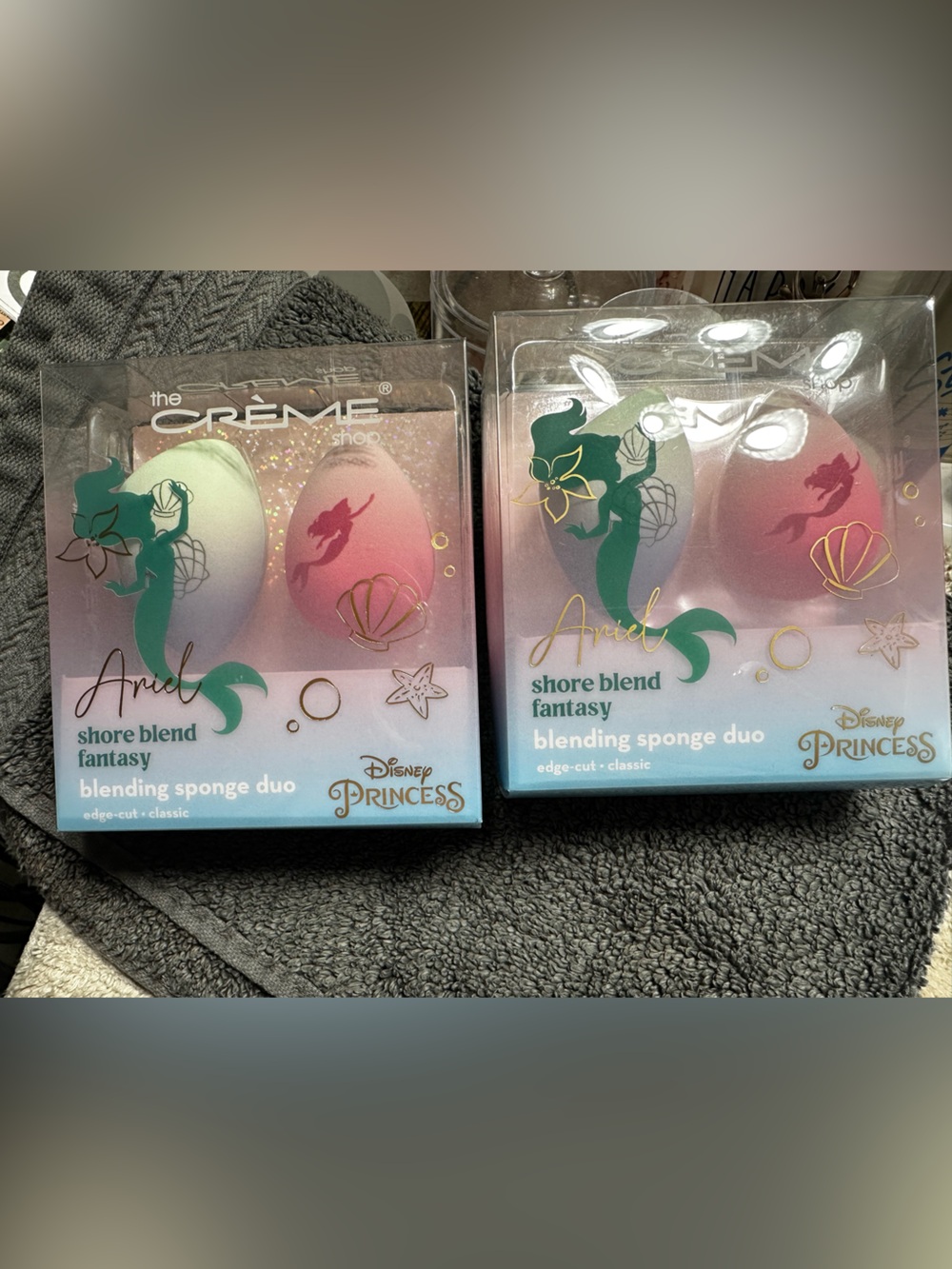 Disney Princess Shore Blend Fantasy Blending Sponge Duo - Pink & White